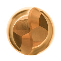 Фреза радиусная ц/х R10x20x150/40мм 2z P30 TiSiCrN 60HRC d20 H-Tools 6823-200