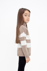 джемпер  для девочки  КВ 30134/ш/бежевый