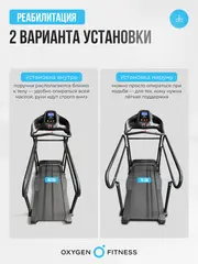 Беговая дорожка OXYGEN FITNESS REVIVE B для реабилитации, домашняя