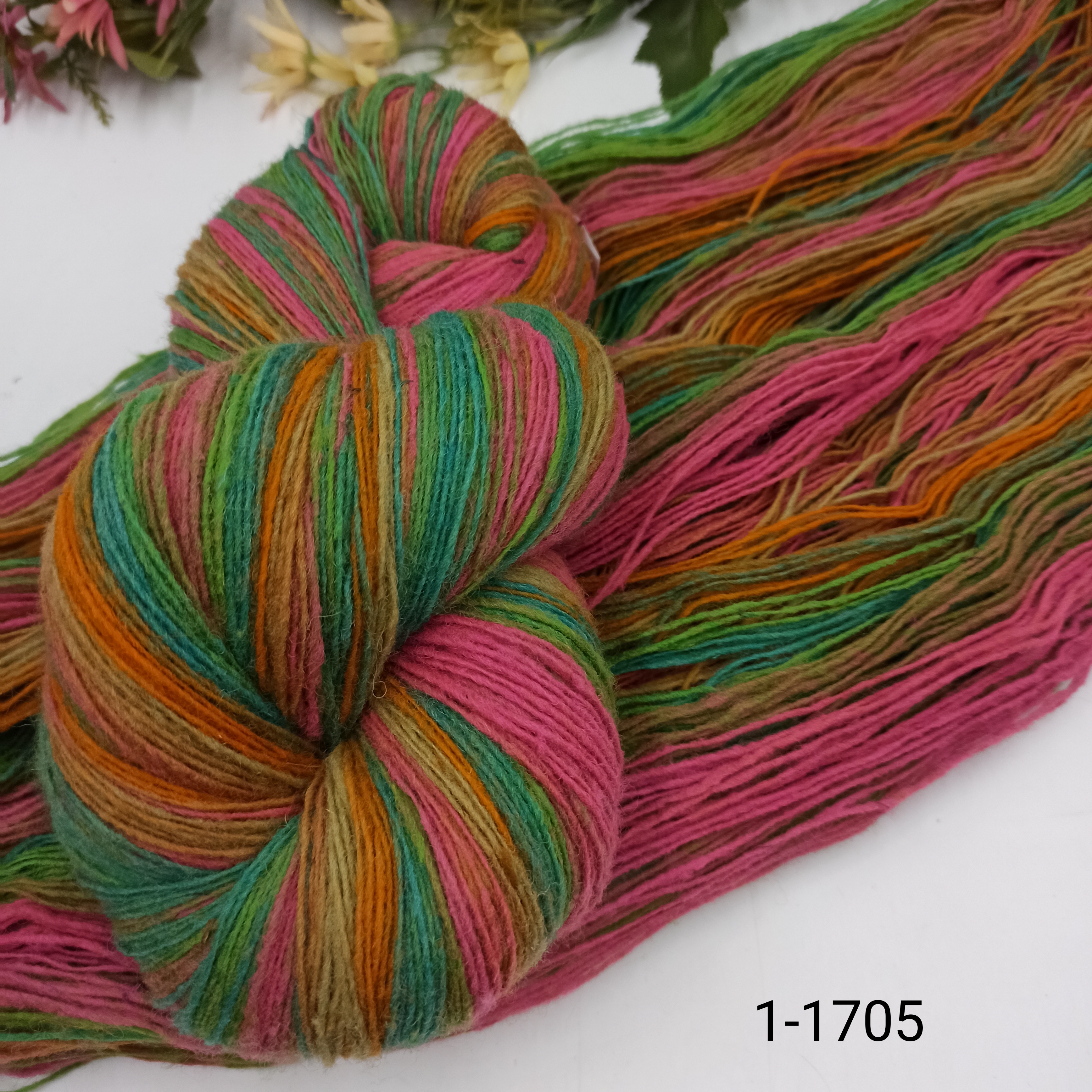 Дундага 6/1 шерсть секционного окрашивания 01-1705 420м/100гр