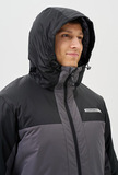 Премиальный теплый зимний костюм Nordski Winter Black/Grey мужской