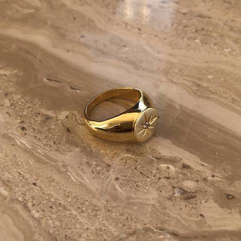 Кольцо Коламба, позолота