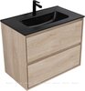 Aquanet 340169 Тумба с раковиной Милан 80 цв. дуб светлый (340169)