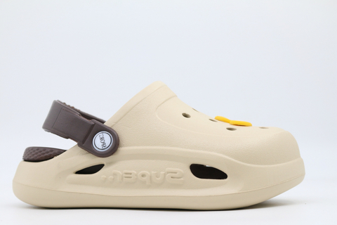 Капика пляжная обувь кроксы (бежевый-коричневый) 28-35 82257-3