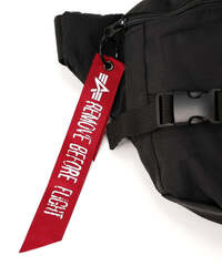 Сумка Alpha Industries Combat Waist Bag Black (Черный)