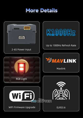 Передающий модуль GEPRC LINKFLOW 915M/2.4G DUAL-BAND TX Module 1W
