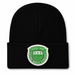 Шапка-Бини с подворотом House of Pain "Fine Malt Lyrics" (green/white)