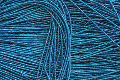 Упругая канитель серебро/голубой 1,6мм