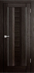Межкомнатная дверь Велюкс 4 Айс светлый / Цвет тон Венге / Двери Верда
