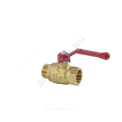 Кран шаровой латунь Крепыш 321 аналог 11б27п1 Ду 15 Ру16 ВР/НР полнопроходной рычаг ГАЛЛОП 103200