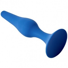 Анальная пробка Gravity кобальт (12,5*3,2) (L)