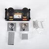 Cezares PORTA-VDIM3-M-SR PORTA-VDIM3-M-SR Встраиваемый однорычажный смеситель с поворотном переключателем на 3 выхода, исполнение sunrise