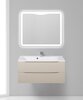 BelBagno BB1000/450-LV-MR-FT Раковина из литьевого мрамора, 1000x450x142, BB1000/450-LV-MR-FT