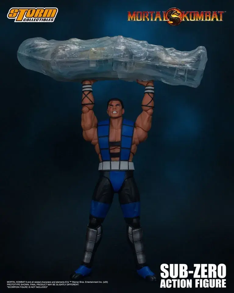 Фигурка Саб Зиро без маски масштаб 1/12 Мортал Комбат Storm Collectibles