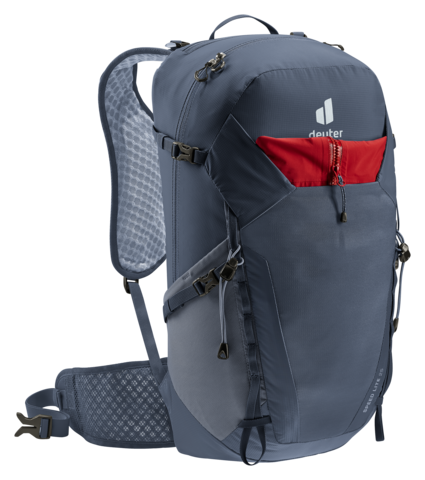 Картинка рюкзак туристический Deuter Speed Lite 25 Black - 9