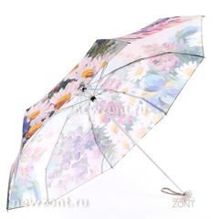 Компактный зонт TRUST с ромашками в стиле импрессионизма