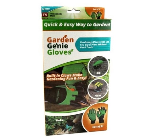 Перчатки с когтями для сада Garden Genie Gloves