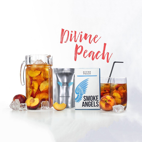 Smoke Angels Divine Peach (Черный чай, Персик, Виноград) 100г