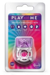 Фиолетовое эрекционное виброкольцо One Night Stand Vibrating C-Ring - 