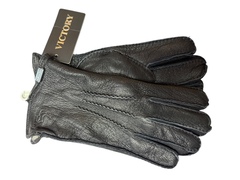 Перчатки. Мужские. Материал верха: Кожа оленя. Подклад: Трикотаж-шерсть. В упаковке 10 шт.