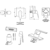 Aquanet 257150 STATIC 1.07 Встр. Смеситель c верхним душем (257150)
