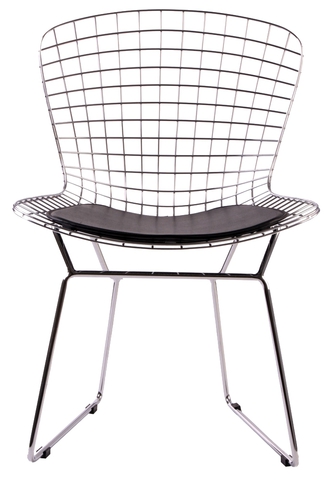 Стул Harry Bertoia Style Wire Side Chair черный