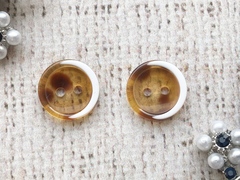 Пуговицы костюмные, d 1,5 см