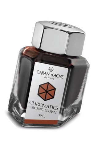 Флакон с чернилами Caran d’Ache Chromatics, 50 ml, Organic Brown (8011.049)