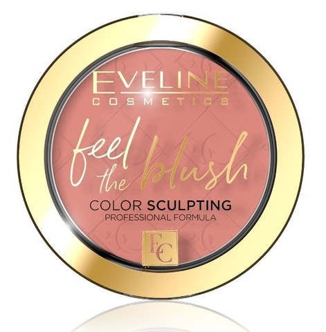 EVELINE Румяна для лица тон 04-TEA ROSE FEEL THE BLUSH розовый