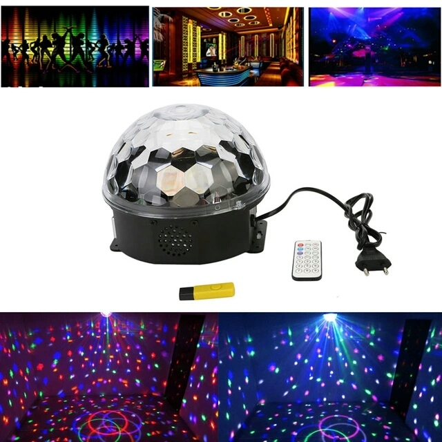 Светодиодный диско-шар LED Magic Ball с флешкой