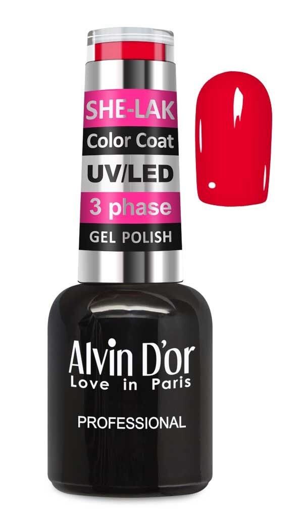 Alvin D`or  ADN-35М Лак SHE-LAK Color Coat  тон  3547   8мл