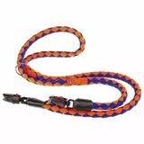 Поводок для собак Ferplast Twist Matic GA с автоматическим карабином, оранжево-синий, 12 мм/200 см