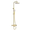 Cezares STYLUS-CVD-BORO STYLUS-CVD-BORO Душевая стойка со смесителем и изливом, брашированное золото
