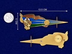 Купить Околыш на берет ВДВ с золотым орлом в Магазине тельняшек