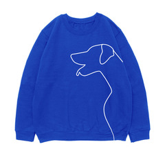 Свитшот "Силуэт натурального  добермана"