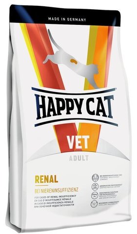 купить Happy Cat VET Diet Renal сухой корм для взрослых кошек при болезни почек 4 кг