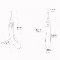 Двусторонний вибратор Lovense Hyphy для быстрого оргазма