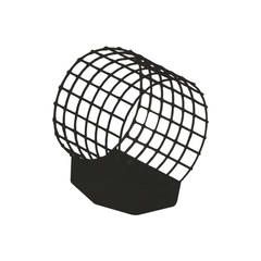 Груз-кормушка мет. X-FEEDER ME SUBMARINE MIDDLE 080 г (35 мл, цвет Matt Black, сварная сетка) 10 шт/уп.