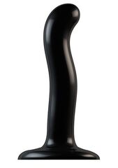 Черный фаллоимитатор-насадка Strap-On-Me P&G spot Dildo size S - 16,4 см. - 