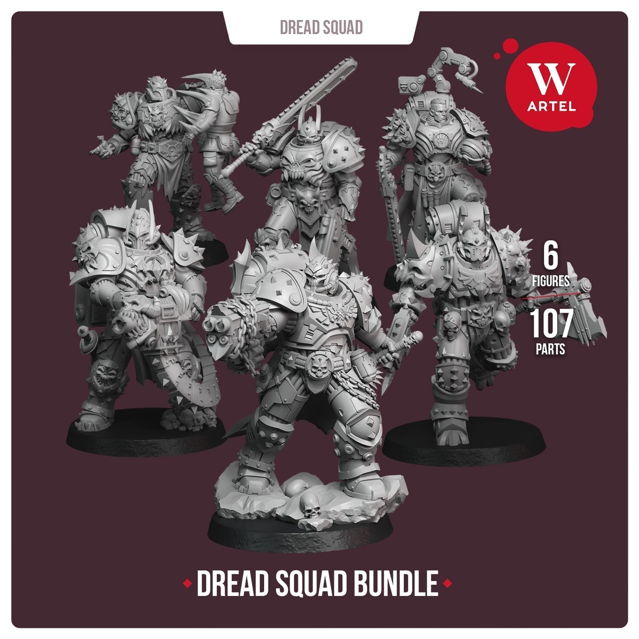 Комплект миниатюр Dread Squad Bundle – купить миниатюры по Warhammer в Artel W