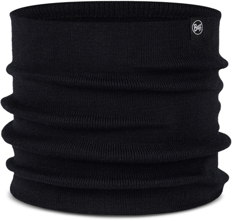 Картинка шарф-труба Buff Neckwarmer Knitted Lilon Black - 1