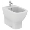 Ideal Standard T456901 TESI Напольное пристенное биде, с отверстием под смеситель, с отверстием перелива, с крепежом