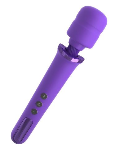 Фиолетовый вибромассажер Rechargeable Power Wand - Pipedream Fantasy For Her PD4953-12