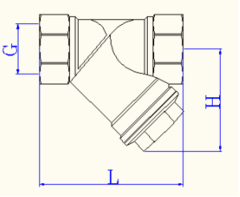 Valtec фильтр сетчатый 3/4