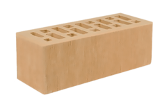 Кирпич лицевой Солома, Бархат, 1,4NF250х120х88 мм