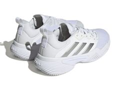 Женские теннисные кроссовки Adidas Barricade W - footwear white/silver metallic/grey one