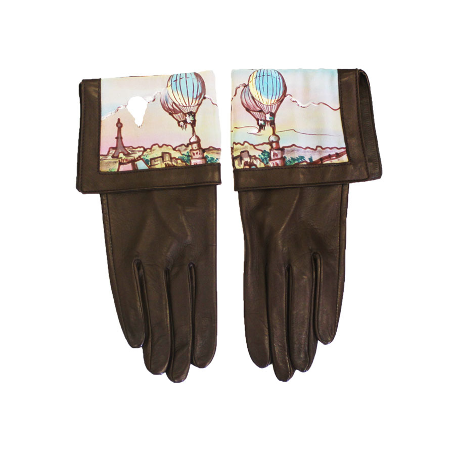 Кожаные перчатки Дневной Париж