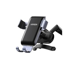 Автодержатель UGREEN Gravity Phone Holder для круглых решеток авто, серый LP274