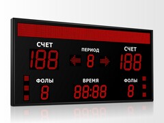 Табло для баскетбола Импульс 718-D18x6-D13x7-S12x160xP10-S6-A2