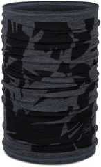 Шерстяной шарф-труба Buff Merino Lightweight Prints Rycal Graphite